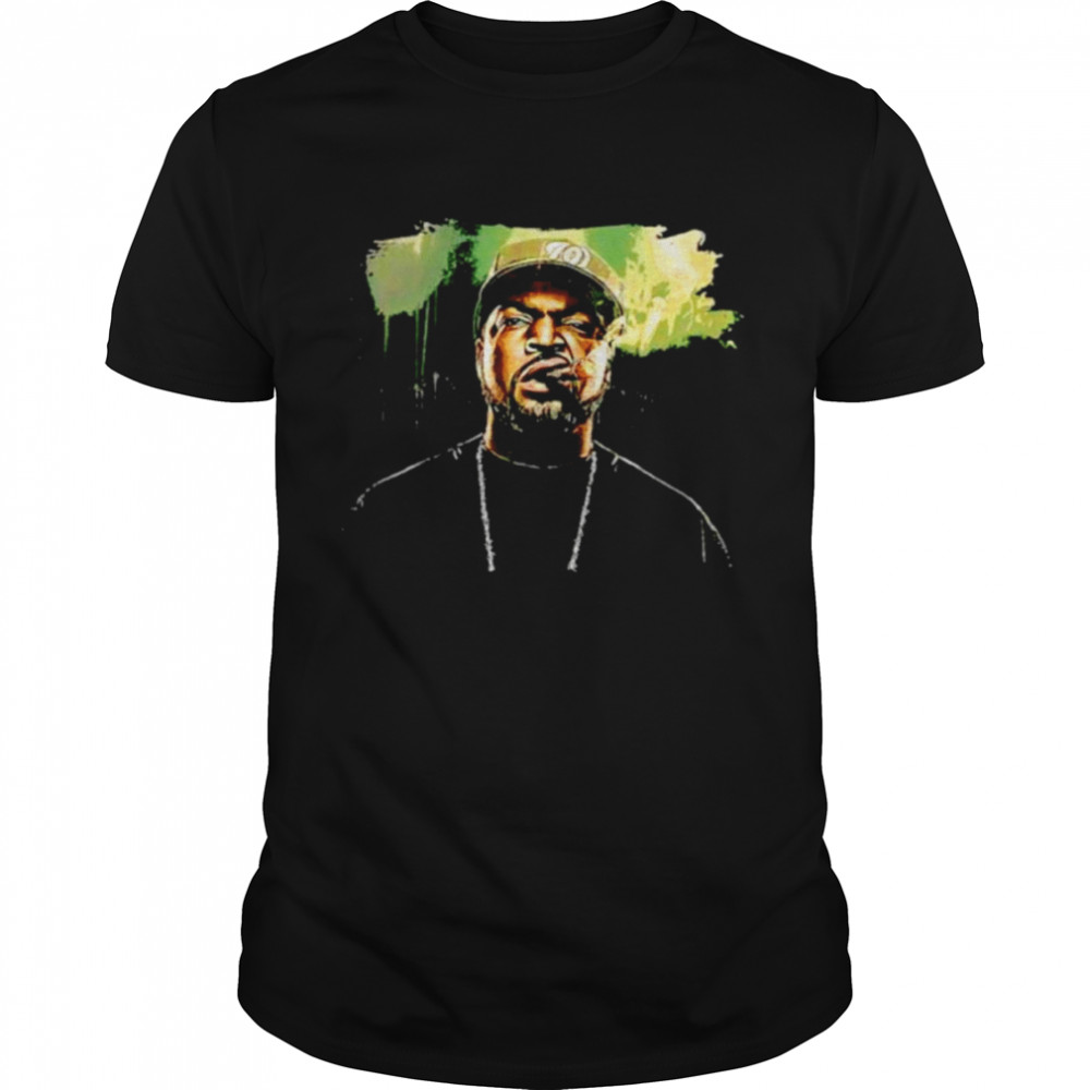Smoke Man Ice Cube Design Shirt