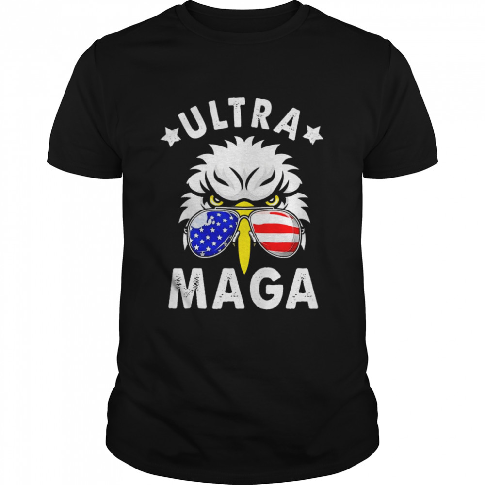Bald eagle American flag we the people ultra maga patriotic shirt