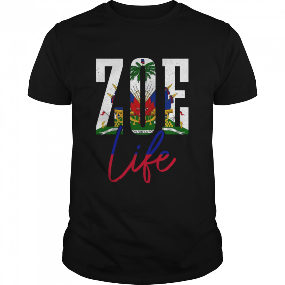 Haiti Flag Zoe Haitian Life Pride Vintage HaitiShirt Shirt