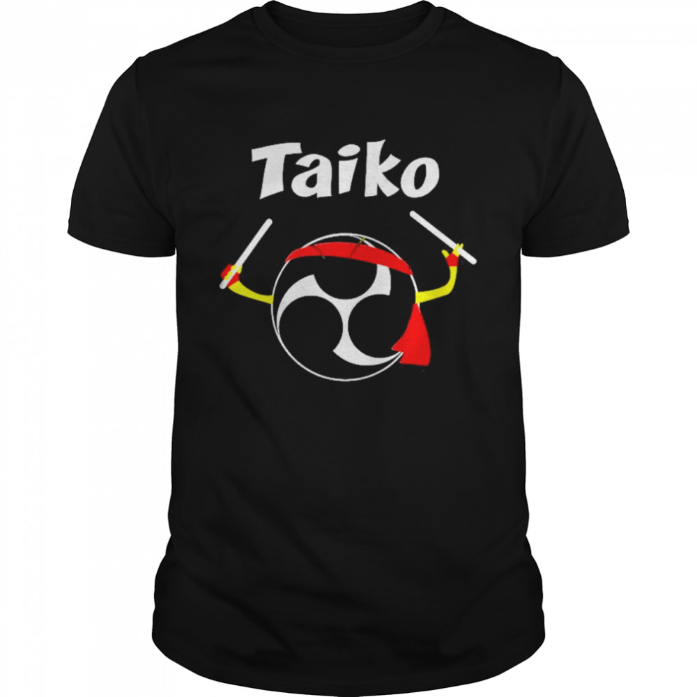 Taiko Ninja Black Mitsudomoe Practice Shirt
