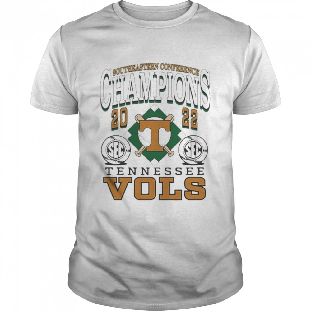 Tennessee Volunteers 2022 Sec Baseball Champions Shirt