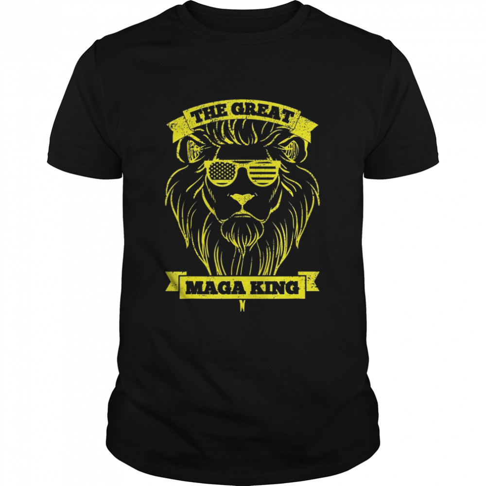 Ultra Maga, The Great Maga King Distressed T-Shirt