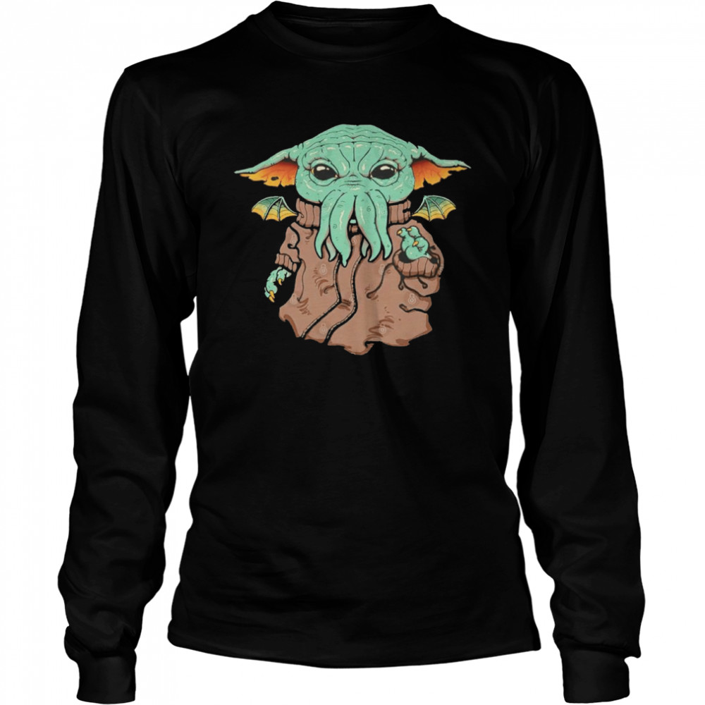 Baby Yoda X Cthulhu Star Wars shirt Long Sleeved T-shirt