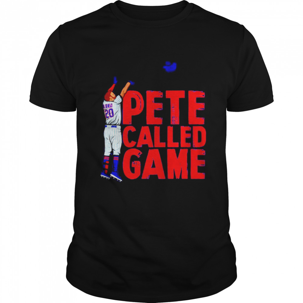 Pete Alonso New York Mets Pete Called Game Shirt