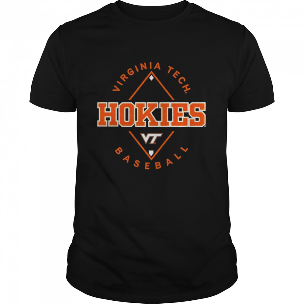 Virginia Tech Hokies Colosseum Baseball On-Deck 2-Hit T-Shirt