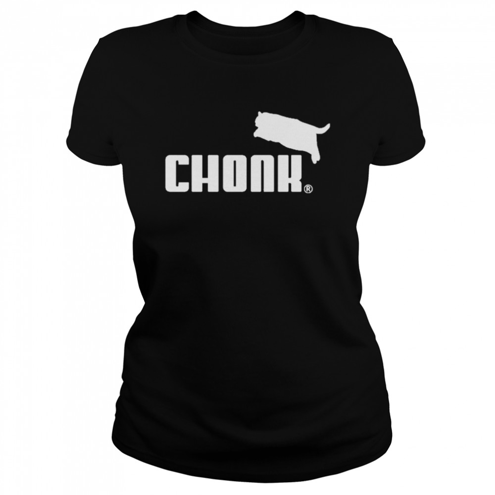 Chonk Cat Puma Parody T- Classic Women's T-shirt