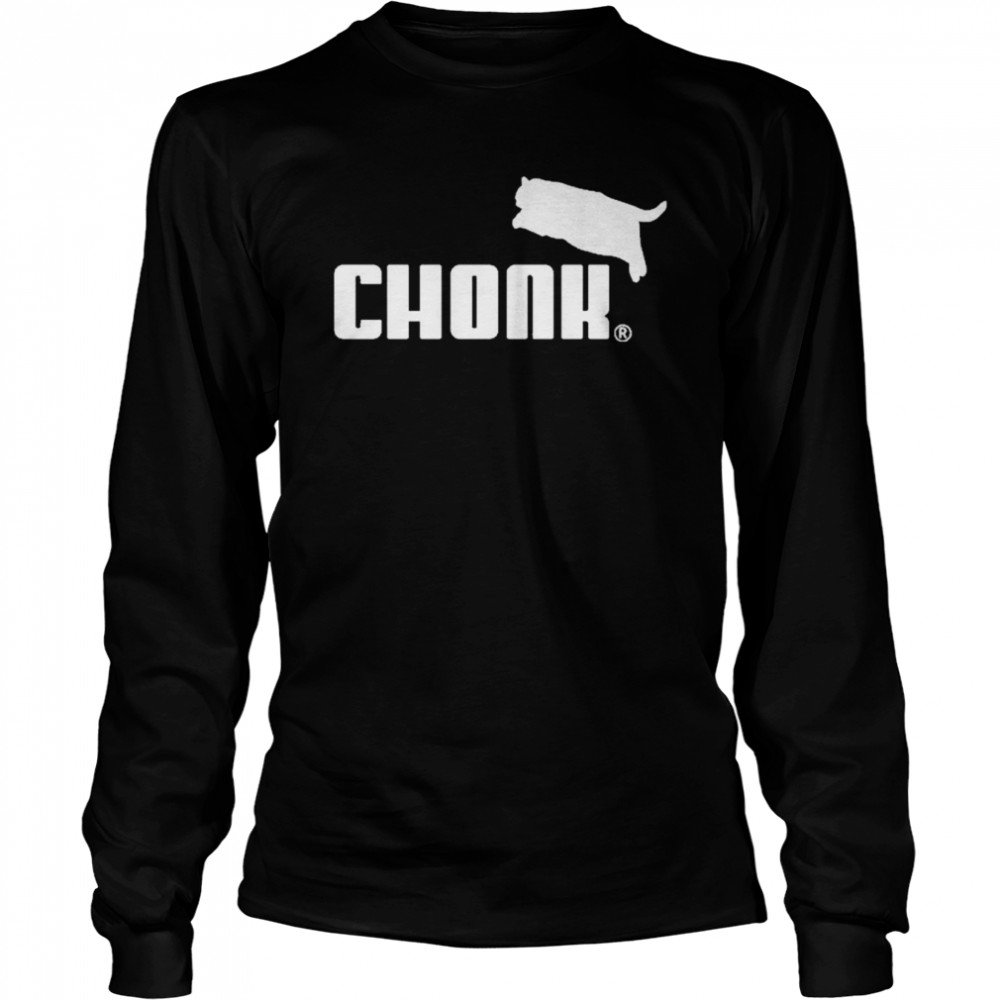 Chonk Cat Puma Parody T- Long Sleeved T-shirt