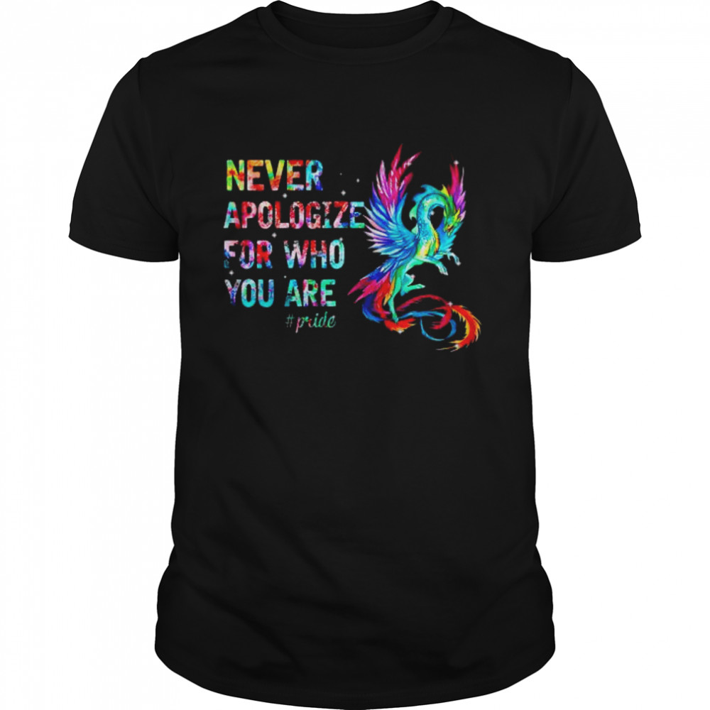 Dragon never apologize for who you are shirt Classic Men's T-shirt