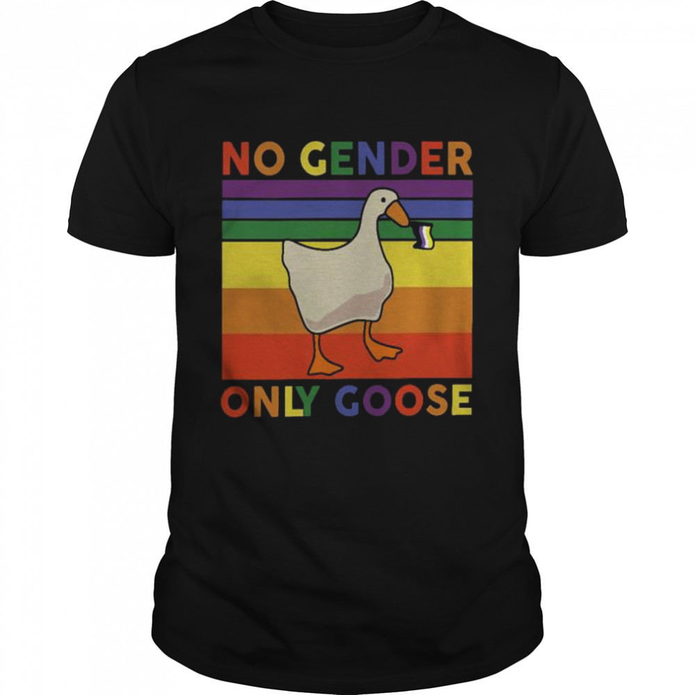 Duck no gender only goose vintage shirt
