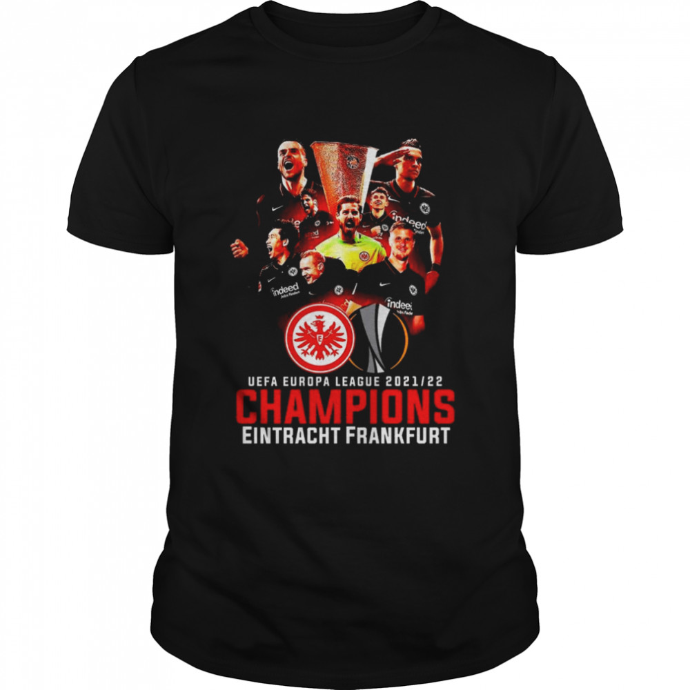 Eintracht Frankfurt UEFA Europa League 2021-2022 Champions  Classic Men's T-shirt