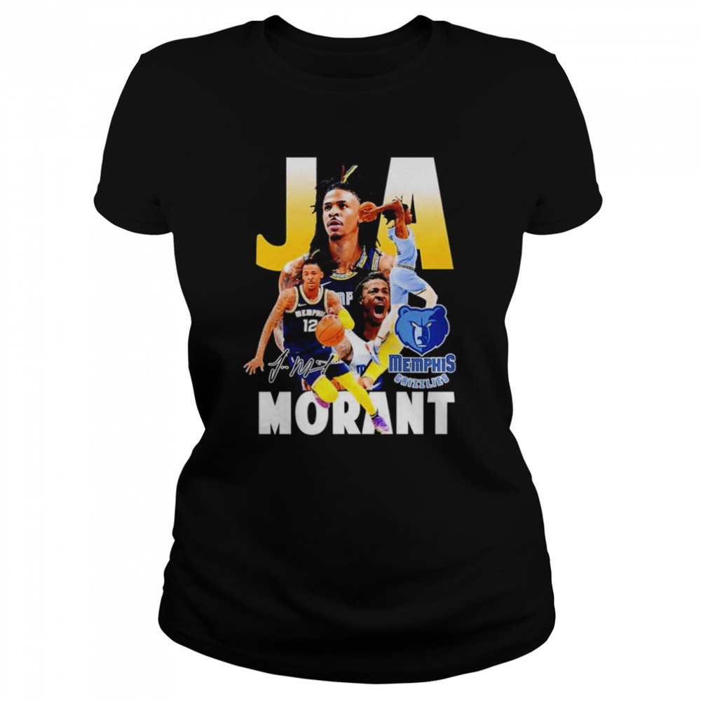 Ja Morant Memphis Grizzlies signature shirt Classic Women's T-shirt