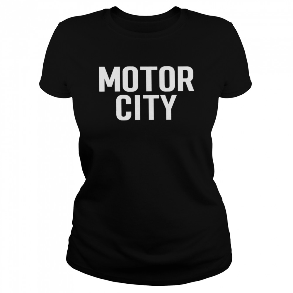 Motor City text 2022 T-shirt Classic Women's T-shirt