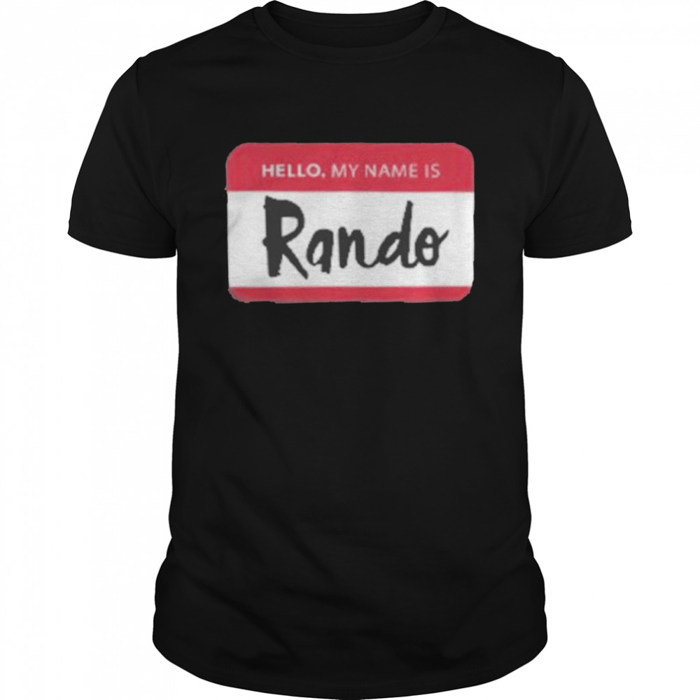 Popcorned Planet Merch Popcorned Planet Hello My Name Is Rando T-Shirt