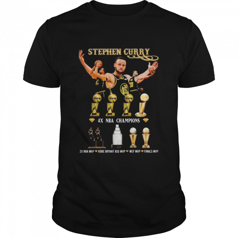 Stephen Curry 4X NBA Champions Shirt