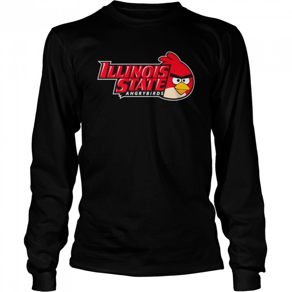 Illinoise State Angrybirds shirt Long Sleeved T-shirt