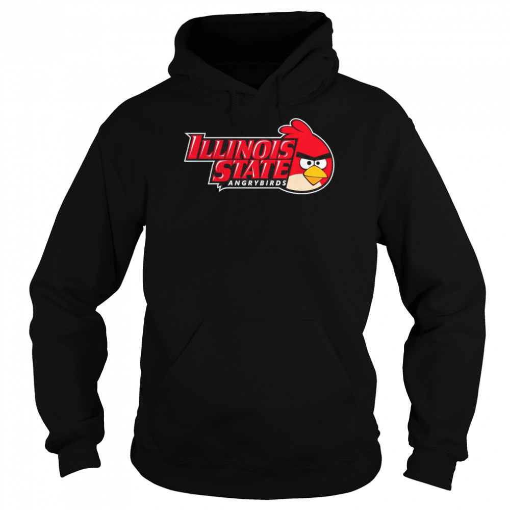 Illinoise State Angrybirds shirt Unisex Hoodie