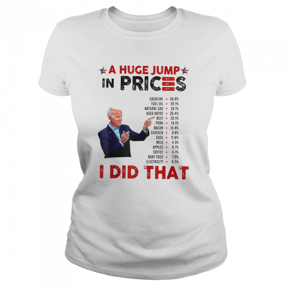 Joe Biden US Crisis I Did That Anti Biden Liberals T- Classic Women's T-shirt