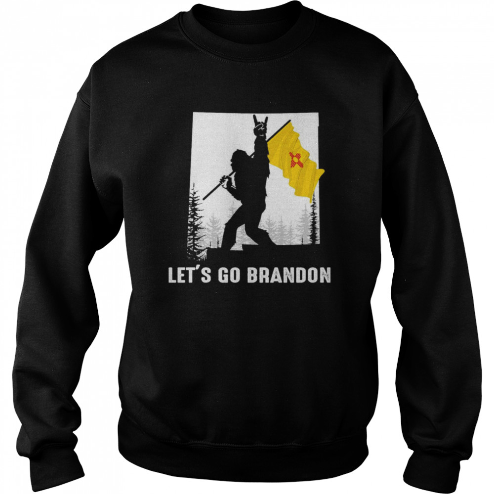 New Mexico America Bigfoot Let’s Go Brandon  Unisex Sweatshirt