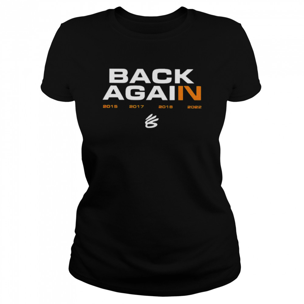Steph Curry Back Again shirt Classic Women's T-shirt