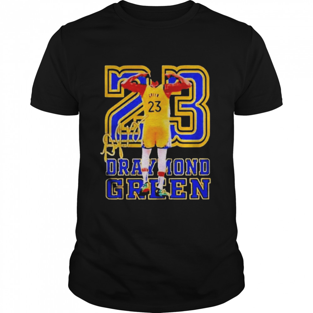 23 Draymond Green Golden State Warriors Signature  Classic Men's T-shirt