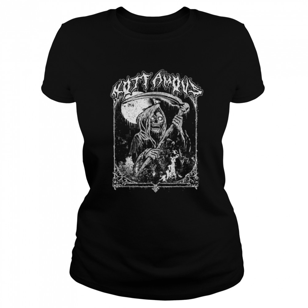 Alternative Edgy Goth Women - Grunge Death Metal Grim Reaper T- B09J79GV7B Classic Women's T-shirt