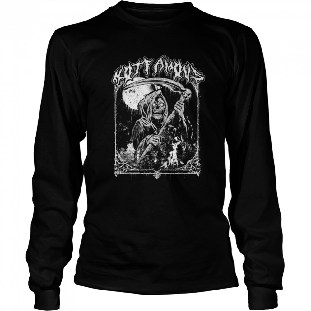 Alternative Edgy Goth Women - Grunge Death Metal Grim Reaper T- B09J79GV7B Long Sleeved T-shirt