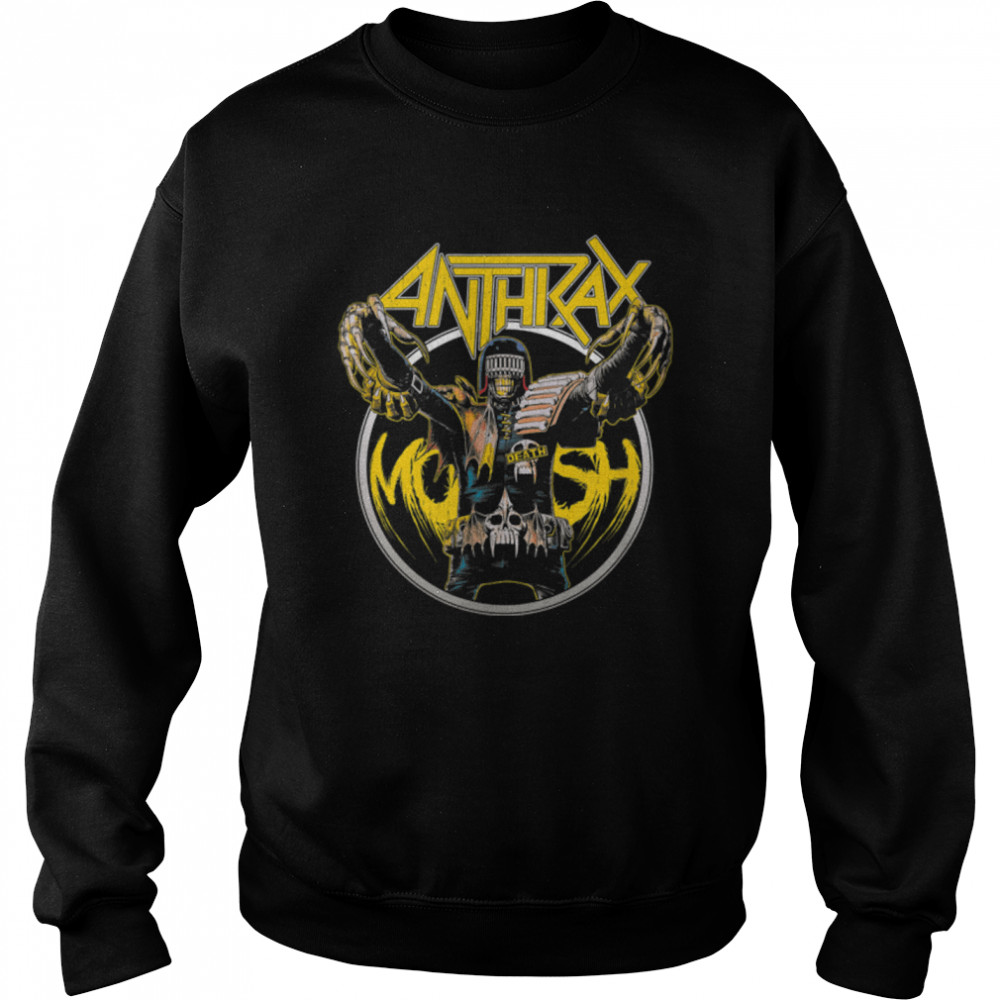 Anthrax - Judge Death Mosh T- B09X8NNMGR Unisex Sweatshirt