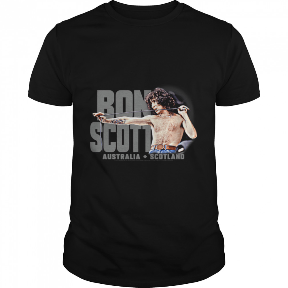 Bon Scott Australian Lead Singer Premium T-Shirt B09NCJNTSP