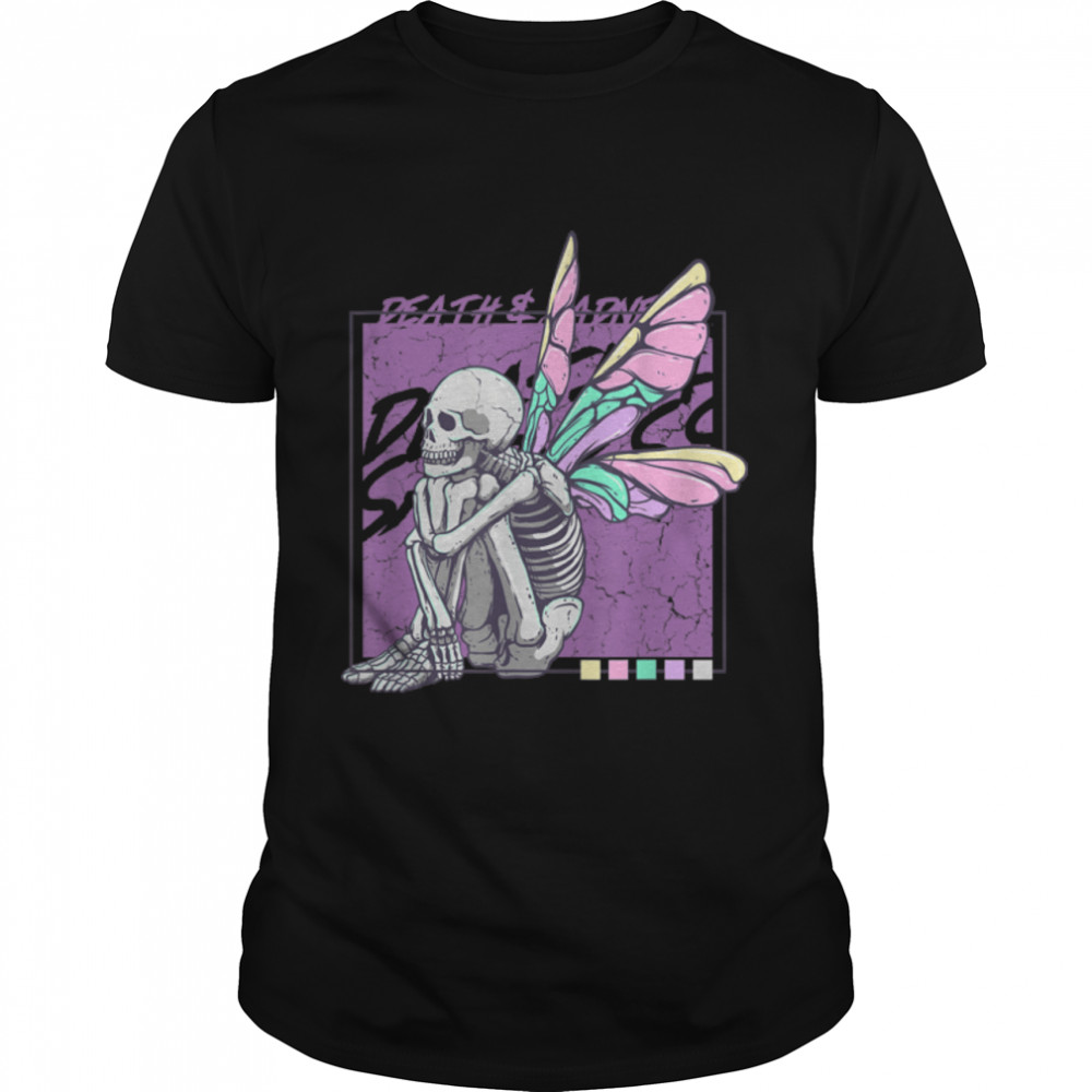 Death and Sadness Goth Fairy Grunge Aesthetic Fairycore T-Shirt B0B1F5DQKX