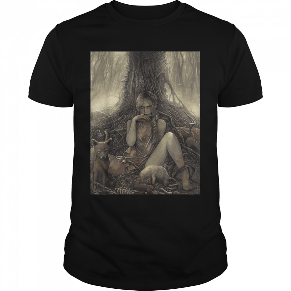 Fairy Grunge Fairycore Aesthetic Goth Lady T-Shirt B0B1L47FVV