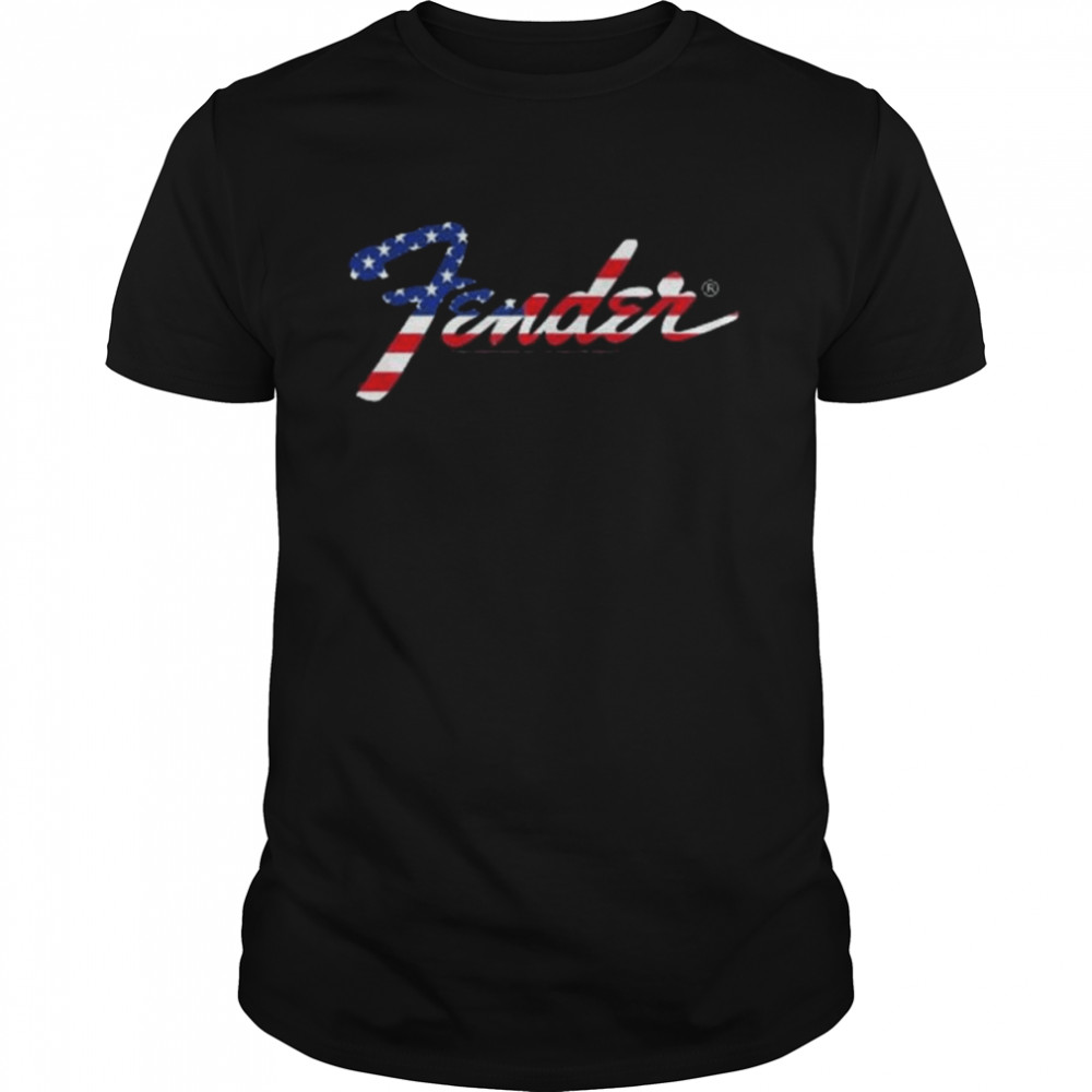 Fender American Flag Fill Logo Shirt