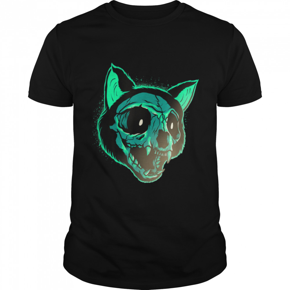 Goth Kitty Kitten Death Metal Emo Punk Gothic Cat Lover T-Shirt B0B2871HY2