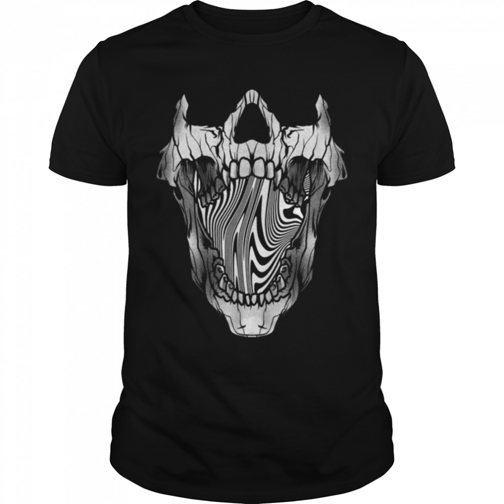 Gothic Jawbone Gothic Skull Head Art Emo Punk Oral Surgeon T-Shirt B0B2FD1HLB