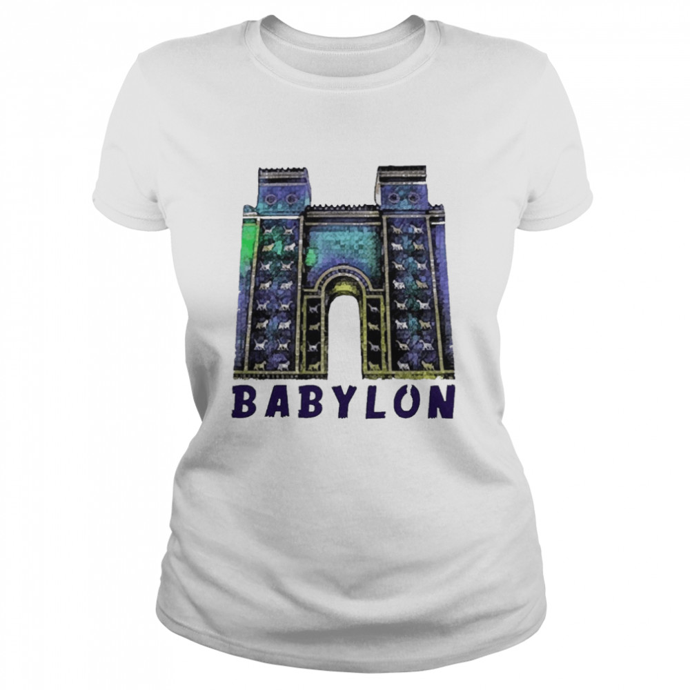 Ishtar gate in babylon fit ladies shirt Classic Women's T-shirt