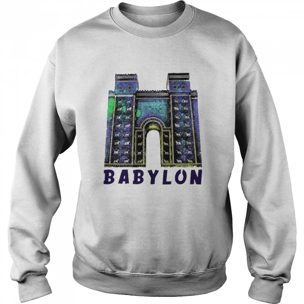 Ishtar gate in babylon fit ladies shirt Unisex Sweatshirt