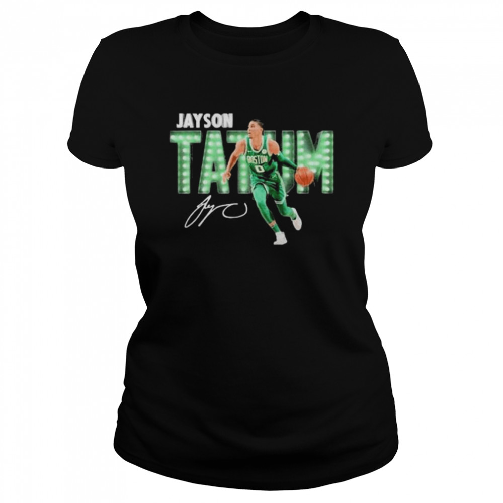 Jayson tatum nba finals mvp boston celtics signature shirt Classic Women's T-shirt