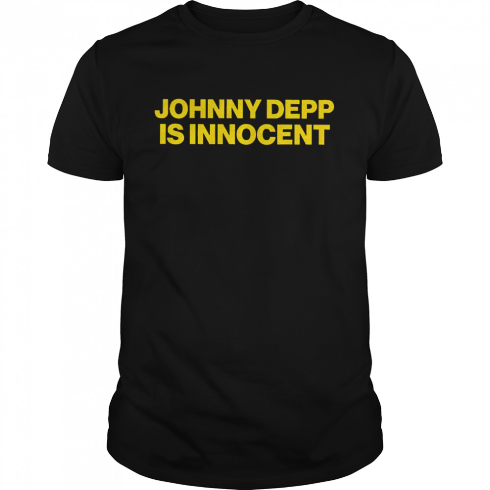 Johnny Depp is innocent 2022 T-shirt Classic Men's T-shirt