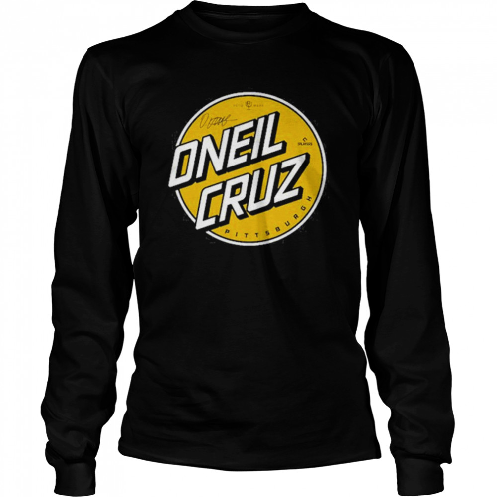 Nice pittsburgh Pirates Oneil Cruz T- Long Sleeved T-shirt