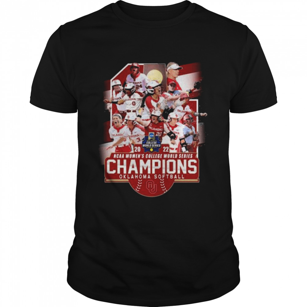 Oklahoma Sooners 2022 NCAA women’s college world series champions shirt