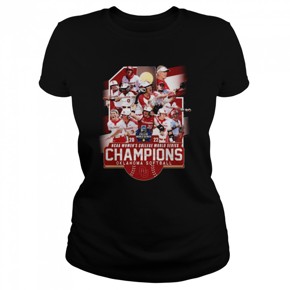Oklahoma Sooners 2022 NCAA women’s college world series champions shirt Classic Women's T-shirt