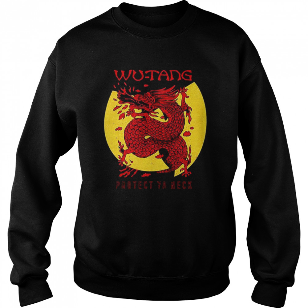 Shaolin Wu Vintage Red Dragon T- Unisex Sweatshirt