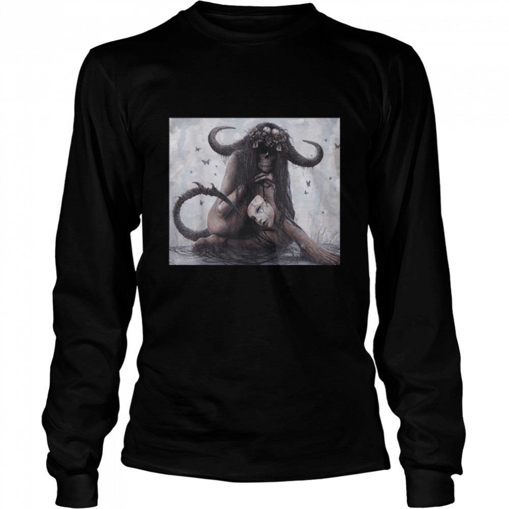 Skeleton Fairy Grunge Fairycore Aesthetic Goth Gothic T- B0B1LDSGF2 Long Sleeved T-shirt