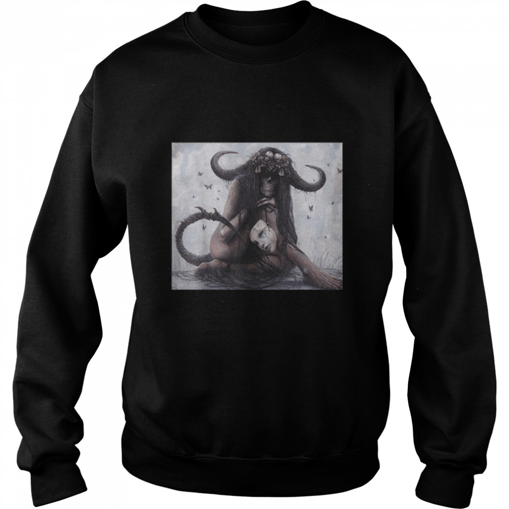 Skeleton Fairy Grunge Fairycore Aesthetic Goth Gothic T- B0B1LDSGF2 Unisex Sweatshirt