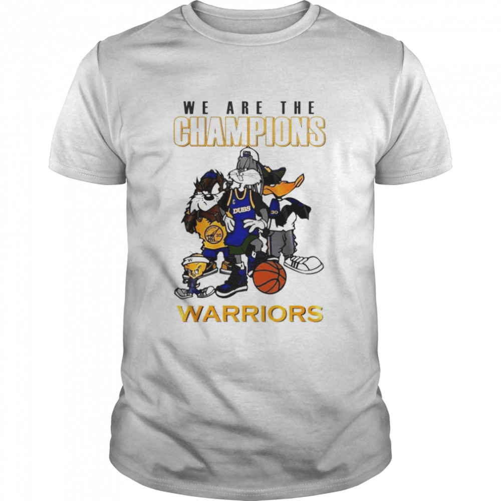 Space Jam we are the champions Warriors shirt