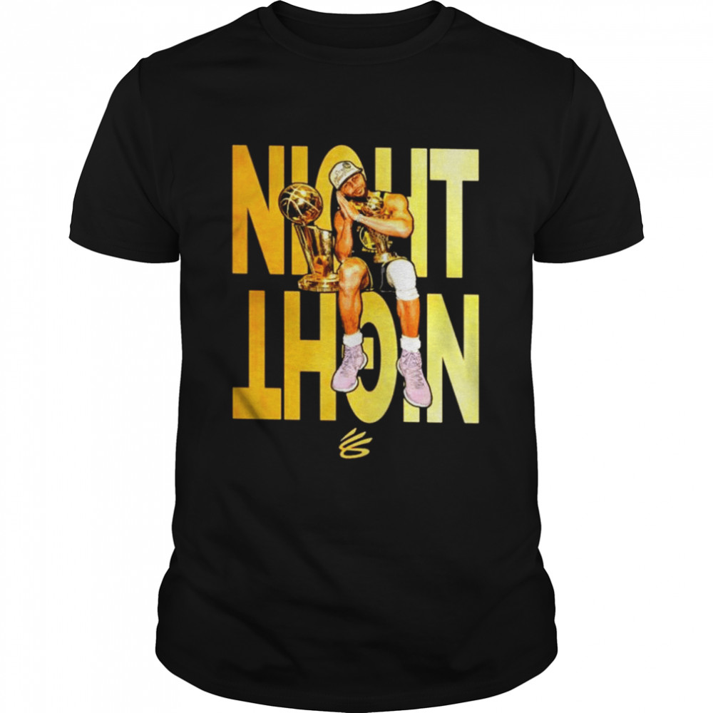 Steph Curry Night Night Gold Warriors Back Again Championship  Classic Men's T-shirt
