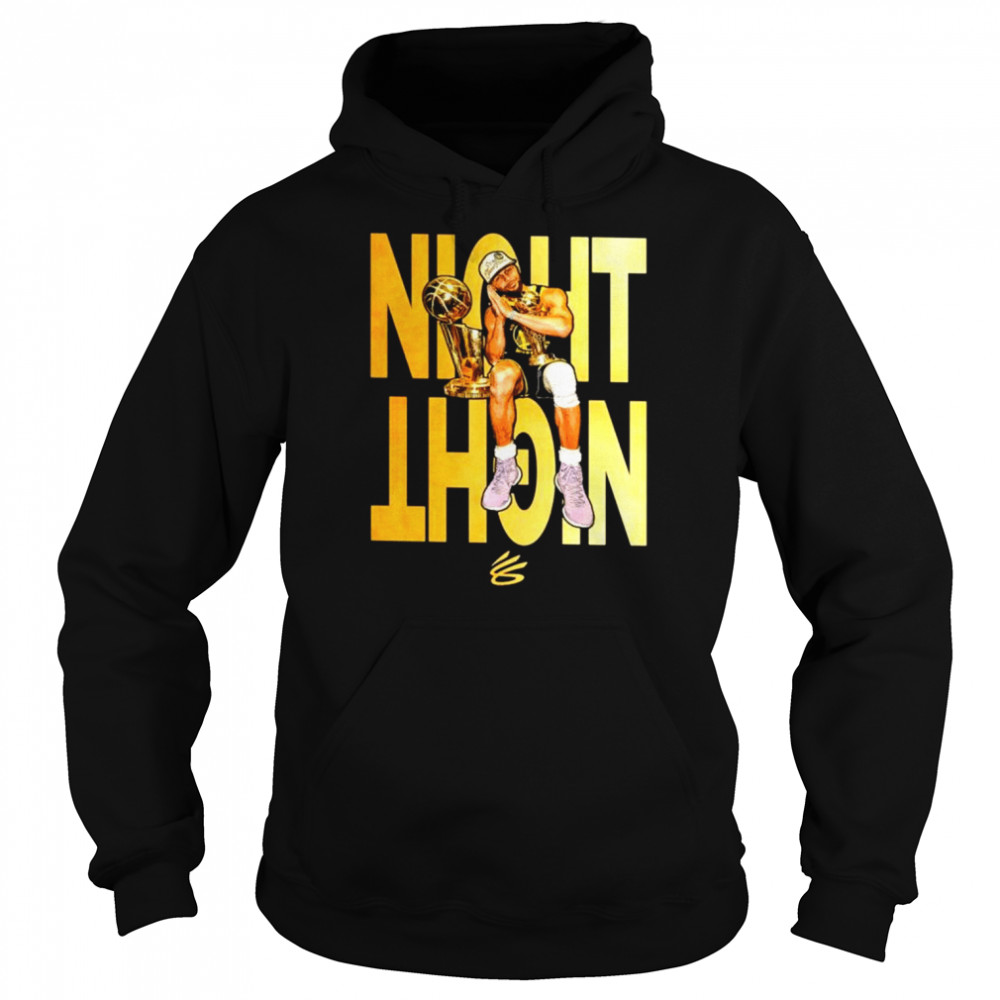 Steph Curry Night Night Gold Warriors Back Again Championship  Unisex Hoodie