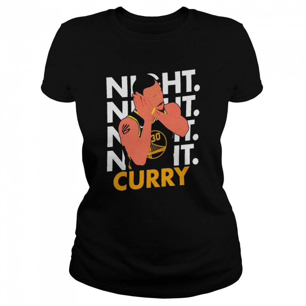 Stephen Curry Night Night MPV Finals 2022 Tee  Classic Women's T-shirt