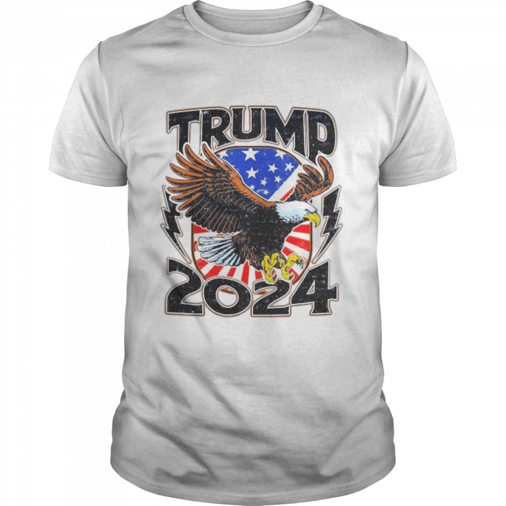 Trump 2024 Great Maga King 4th Of July Anti Joe Biden  Classic Men's T-shirt