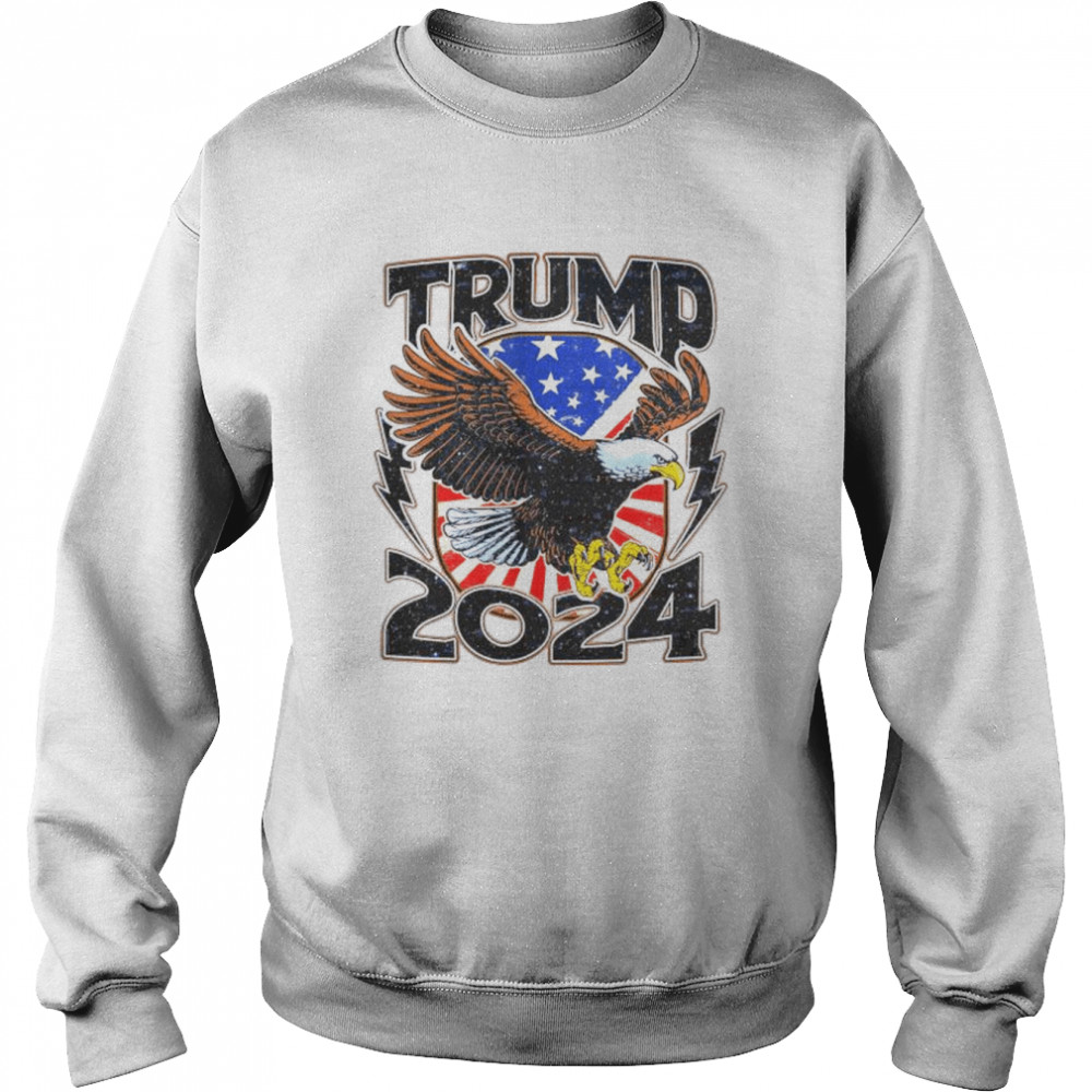Trump 2024 Great Maga King 4th Of July Anti Joe Biden  Unisex Sweatshirt