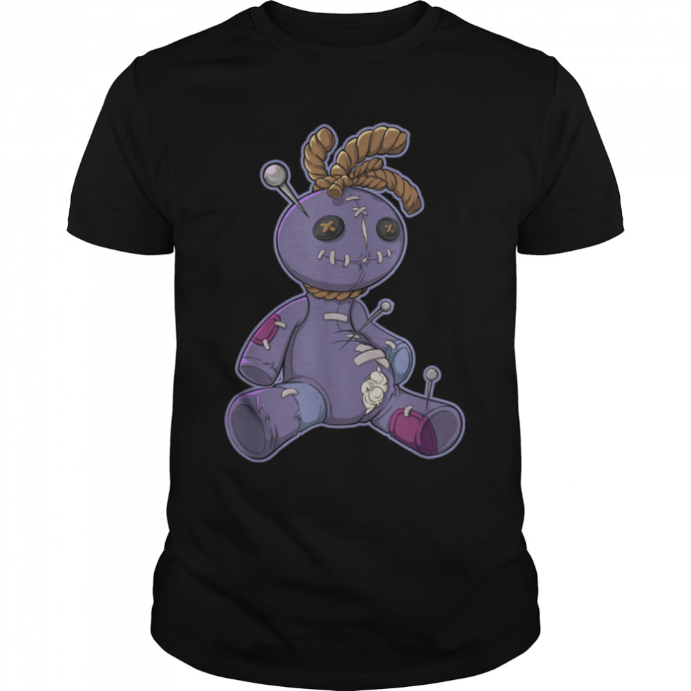 Voodoo Doll Pastel Goth Teddy Bear Witchcraft Halloween T-Shirt B0B417FNTV